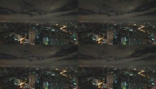 城市夜景,上海,大都市,延时,城市夜景延时高清在线视频素材下载