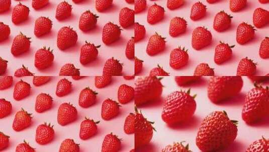 唯美草莓高清在线视频素材下载