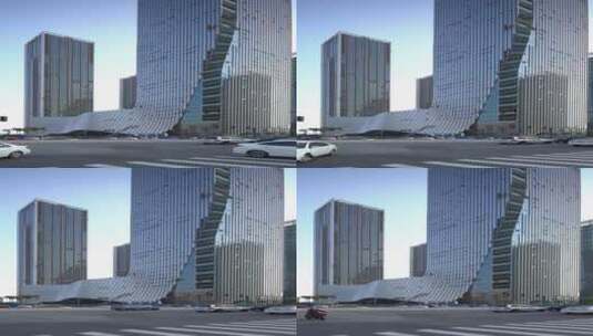 4K高清佛山新城建筑高清在线视频素材下载