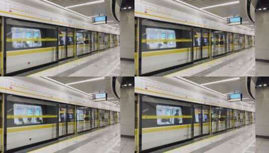地铁站台候车视频高清在线视频素材下载
