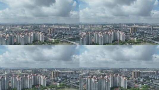广州番禺区航拍空镜高清在线视频素材下载