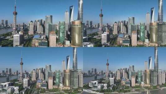 上海外滩航拍空镜高清在线视频素材下载