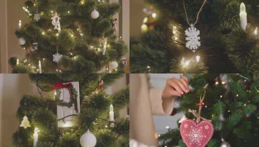 圣诞节圣诞树高清在线视频素材下载
