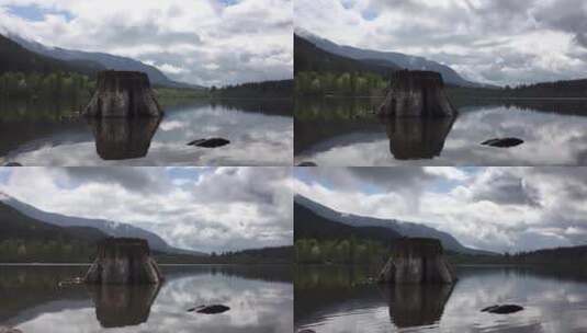 美国西雅图眼镜蛇湖延时HD高清在线视频素材下载