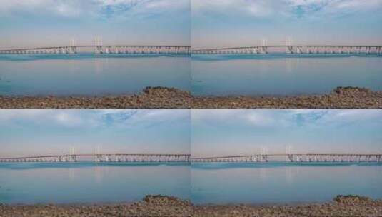 胶州湾跨海大桥高清在线视频素材下载