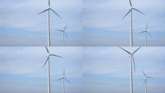风力涡轮机高清在线视频素材下载