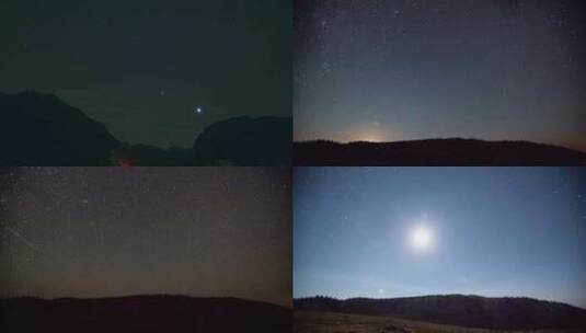 【合集】星空 夜晚 自然风光 宇宙 时间流逝高清在线视频素材下载