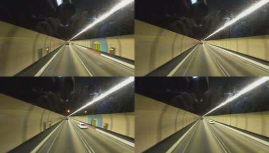 香港堵车隧道高清在线视频素材下载