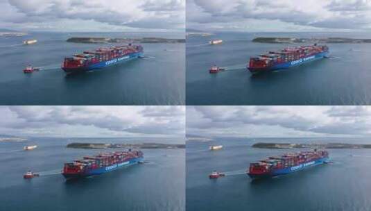 大海货轮4高清在线视频素材下载