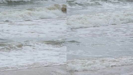 沙滩海浪实拍高清在线视频素材下载
