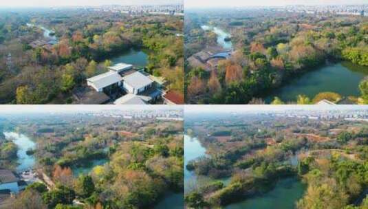 杭州西湖区西溪湿地自然风景视频素材高清在线视频素材下载