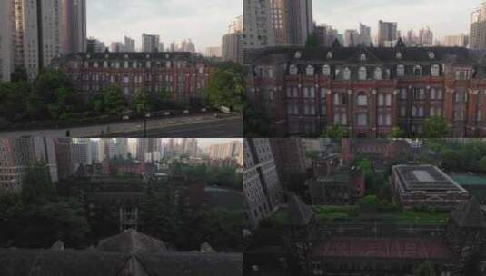上海徐汇公学高清在线视频素材下载