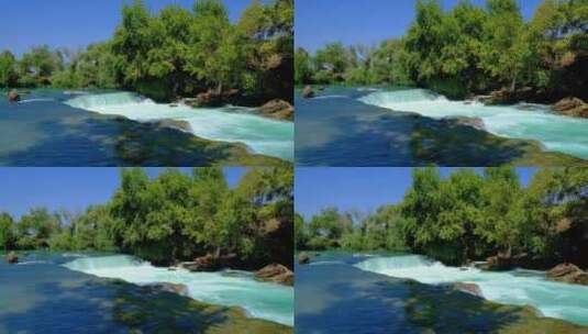 Manavgat Falls in Si高清在线视频素材下载