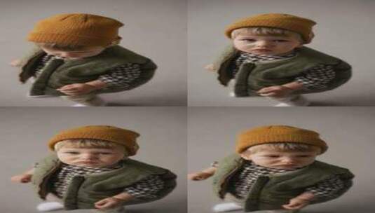 时尚年轻的孩子高清在线视频素材下载