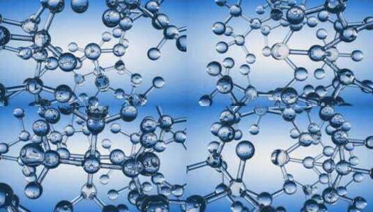 高分子化合物分子结构高清在线视频素材下载