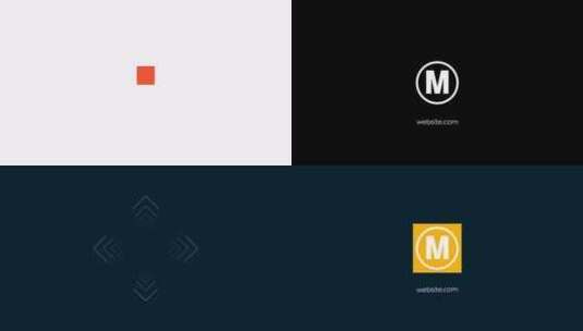 简单徽标介绍包LOGO展示AE模板高清AE视频素材下载