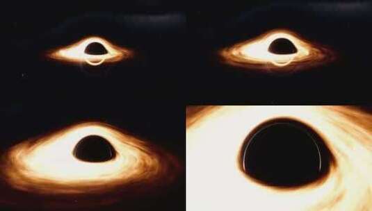 太阳系黑洞宇宙科幻高清在线视频素材下载