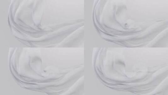 白色丝绸背景高清在线视频素材下载