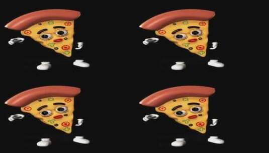 披萨-角色套件高清在线视频素材下载