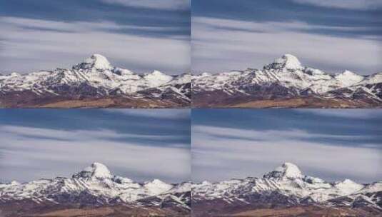 8K西藏雪山延时高清在线视频素材下载