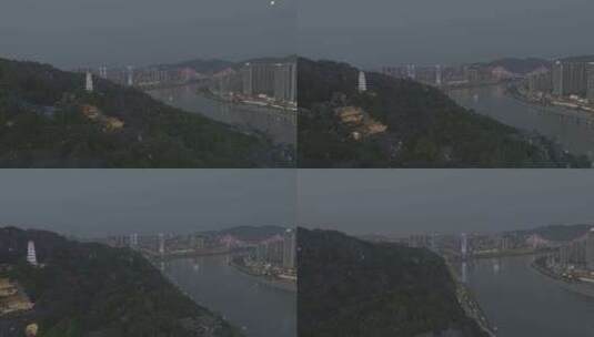 DJI_0834 宜宾城市夜景实拍4K原画高清在线视频素材下载