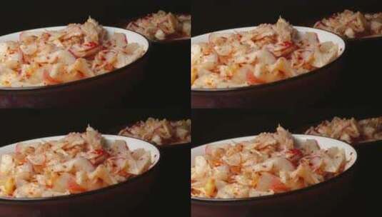 4K萝卜干腌萝卜榨菜小菜食材高清在线视频素材下载