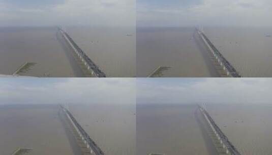 杭州湾大桥高清在线视频素材下载