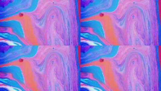 蓝紫色流动水墨高清在线视频素材下载