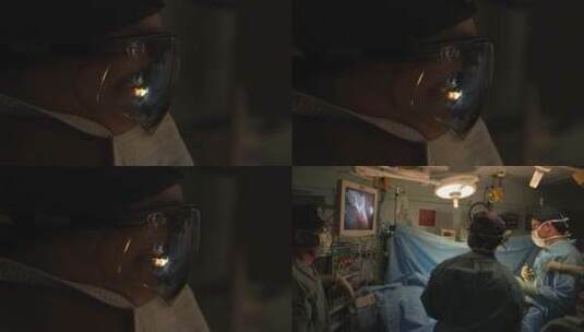 在手术室中进行手术高清在线视频素材下载