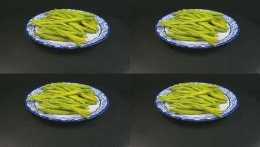 新鲜黄花菜高清在线视频素材下载