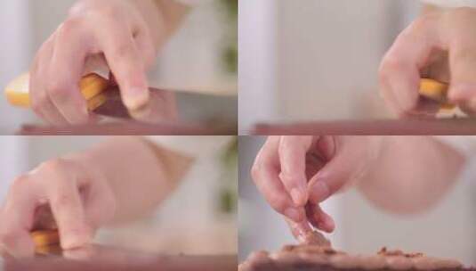 【镜头合集】西点师甜品师用裱花袋制作高清在线视频素材下载