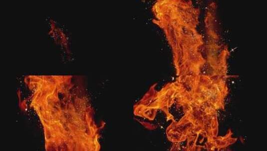 火焰烟雾粒子魔法特效背景元素 (19)高清在线视频素材下载
