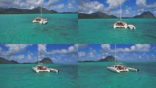 海岛旅行风光航拍素材高清在线视频素材下载