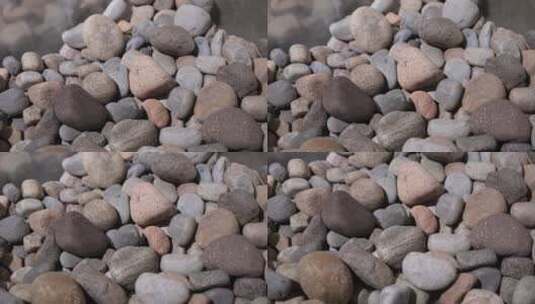 石块鹅卵石石头石子高清在线视频素材下载