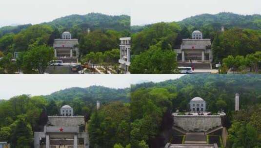 河南信阳新县的城市新貌高清在线视频素材下载