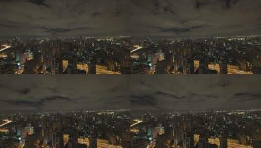 上海夜景延时,城市夜景延时,高清在线视频素材下载