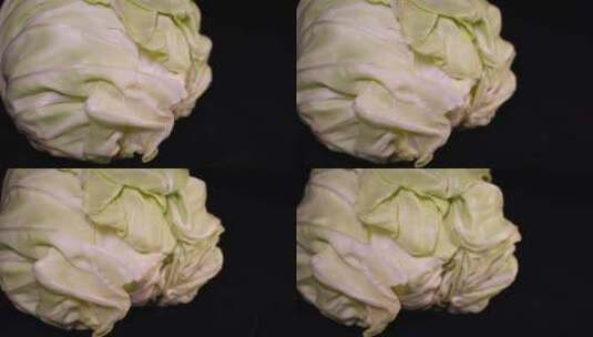 健康维生素食材圆白菜高清在线视频素材下载