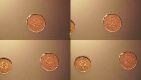 古代欧洲民国中国硬币钱币钢镚高清在线视频素材下载