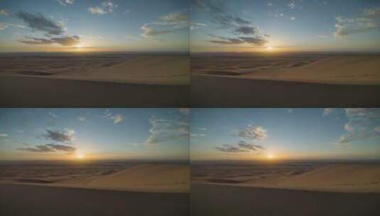敦煌沙漠日落_20210710高清在线视频素材下载