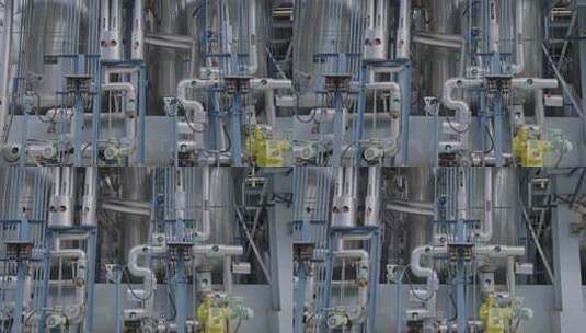 化工厂机械设备工厂环境高清在线视频素材下载