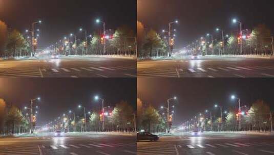 新疆独山子区街景高清在线视频素材下载