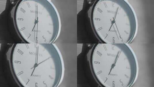 手表时钟争分夺秒实拍镜头高清在线视频素材下载