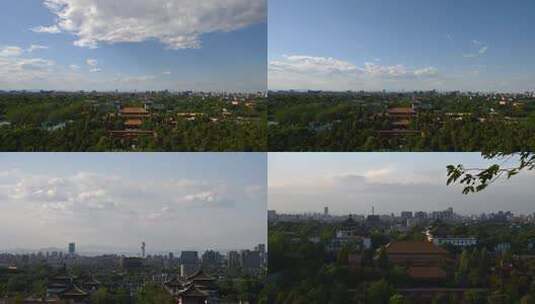 北京古代与现代建筑高清在线视频素材下载
