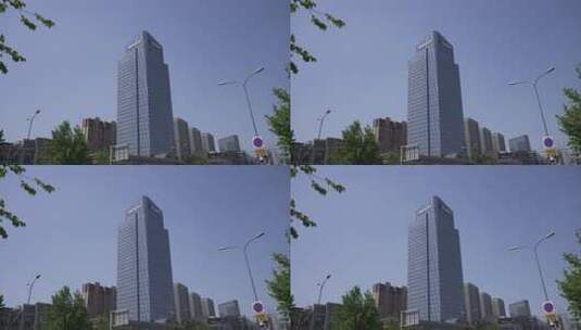 济南城市街景高清在线视频素材下载