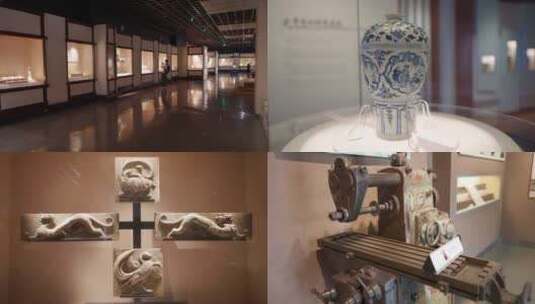 武汉博物馆藏品高清在线视频素材下载