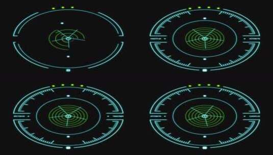 科技HUD 科技小元素 赛博朋克 虚拟数字高清在线视频素材下载