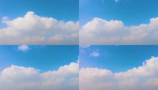 蓝天白云云朵飘飘延时风景视频素材高清在线视频素材下载