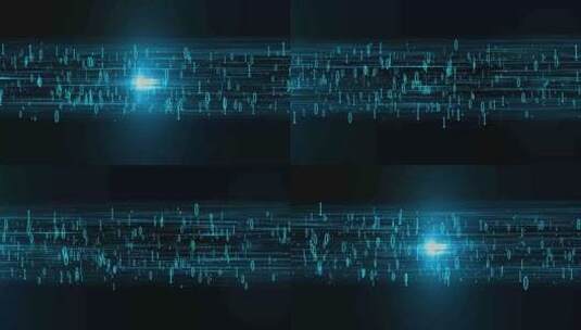 二进制代码01数字流数据科技视频8K高清在线视频素材下载