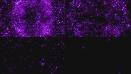 紫色粒子爆炸特效高清在线视频素材下载
