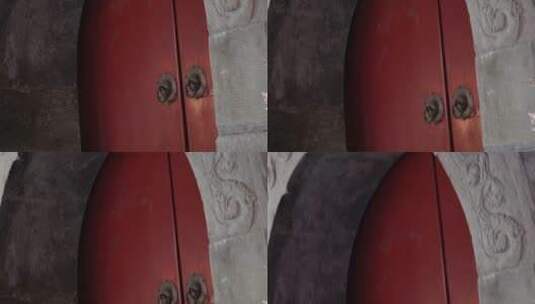 老北京烟袋斜街古建筑广福观高清在线视频素材下载
